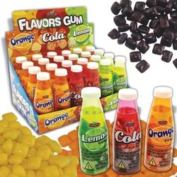 Mini bouteille flavors gum X 1