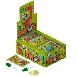 sucette dinos et poudre acidulée X 1